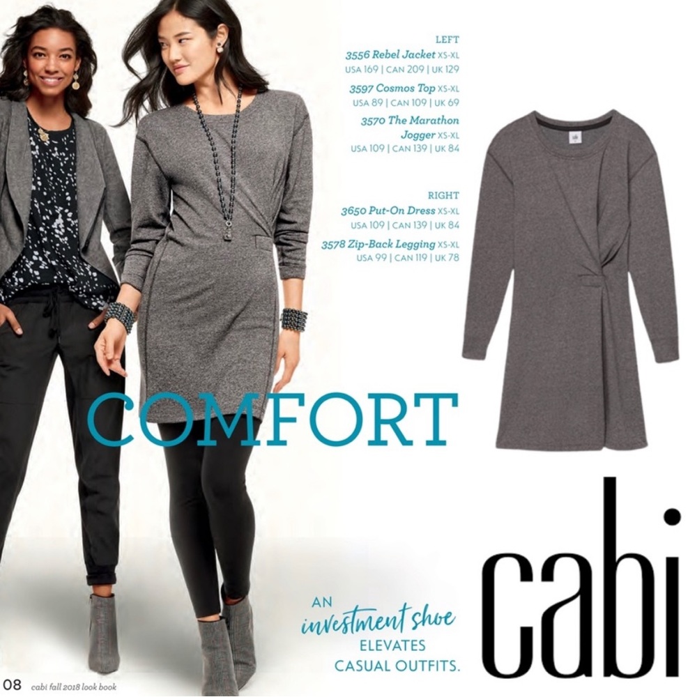Cabi 3650 Put on sweatshirt dress